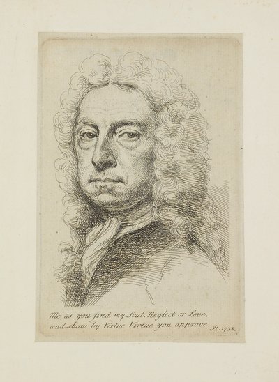 Autorretrato, 1738 de Jonathan Richardson